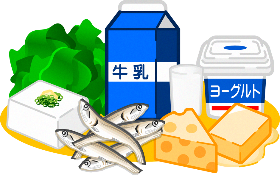 カルシウムのイラスト/7種