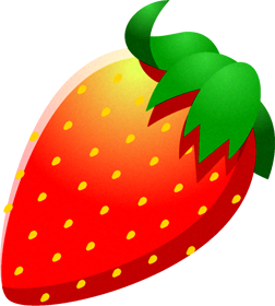 苺のイラスト/1個