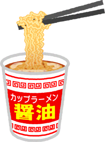 ラーメンのイラスト/とんこつ