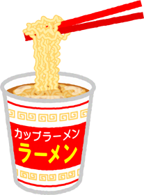 ラーメンのイラスト/とんこつ