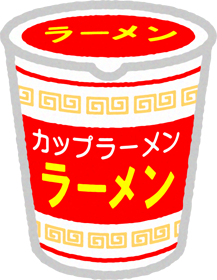 豚骨ラーメンのイラスト