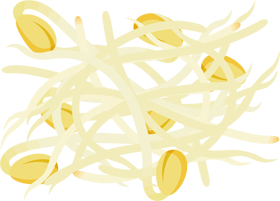 大豆もやしイラスト