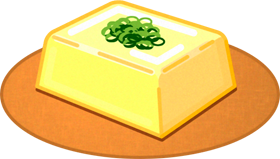 玉子豆腐イラスト