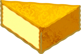 切った厚揚げイラスト