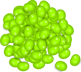 たくさんの枝豆イラスト