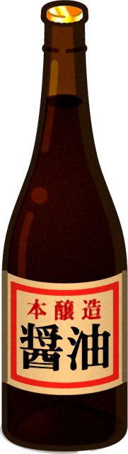 本醸造醤油イラスト/一升瓶