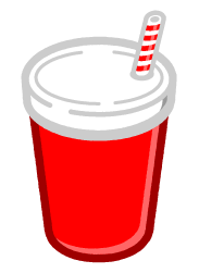 ソフトドリンクのイラスト