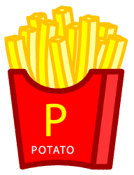 フライドポテトのイラスト