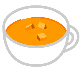 コーンスープのイラスト