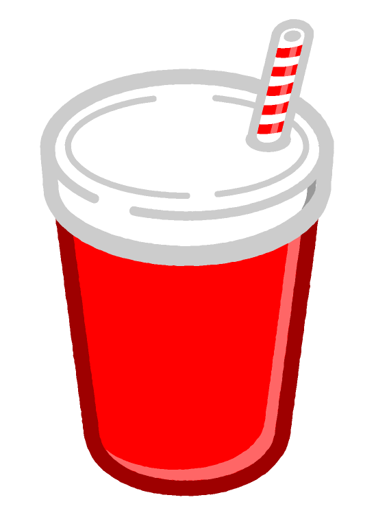 ソフトドリンクのイラスト