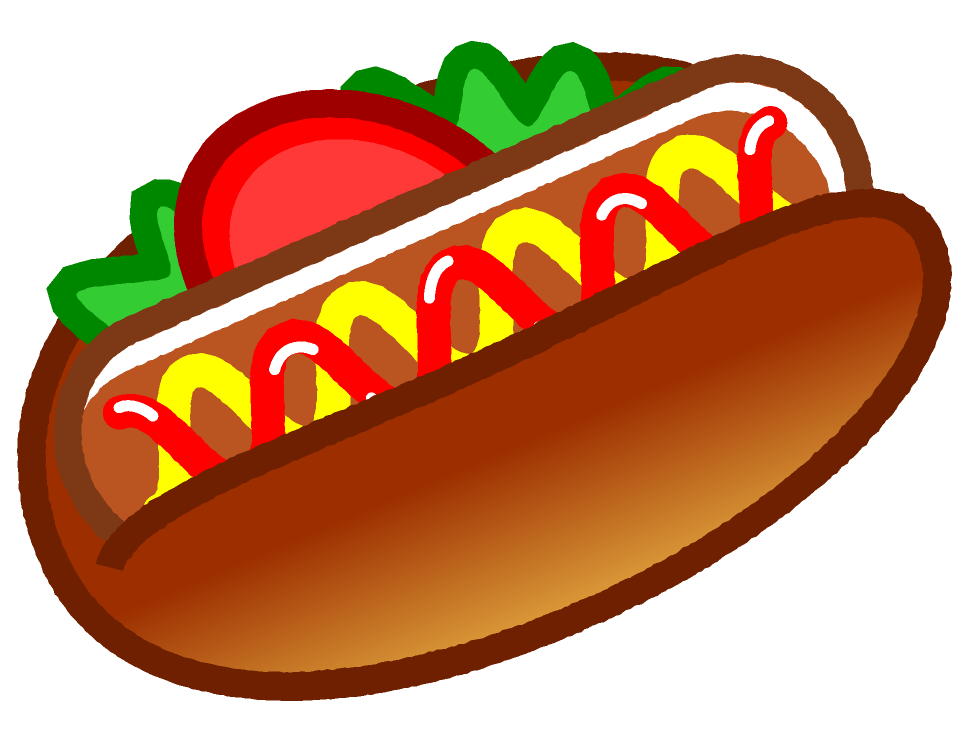 ホットドックのイラスト