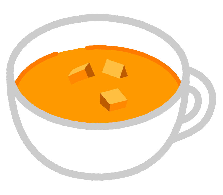 コーンスープのイラスト