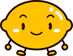 かわいいレモンのイラスト