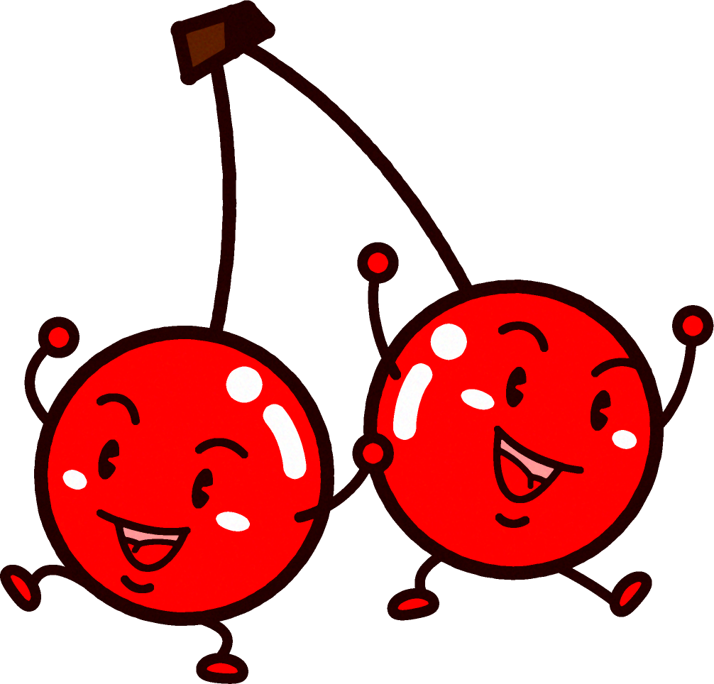 かわいいチェリーのイラスト