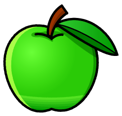 青リンゴのイラスト