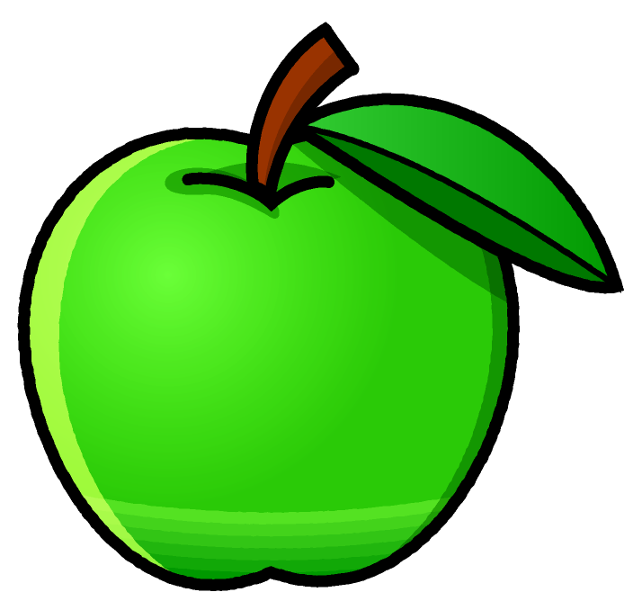 青リンゴのイラスト