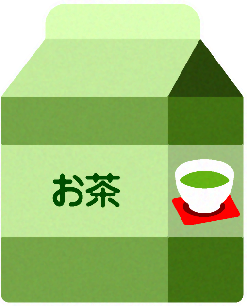 紙パックのジュースイラスト/お茶