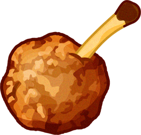 チューリップから揚げイラスト