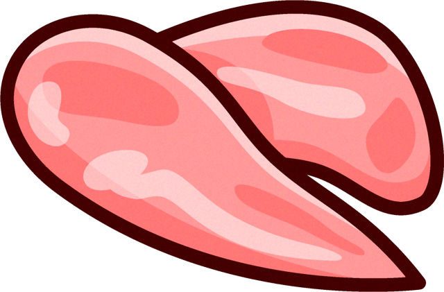 ササミのイラスト