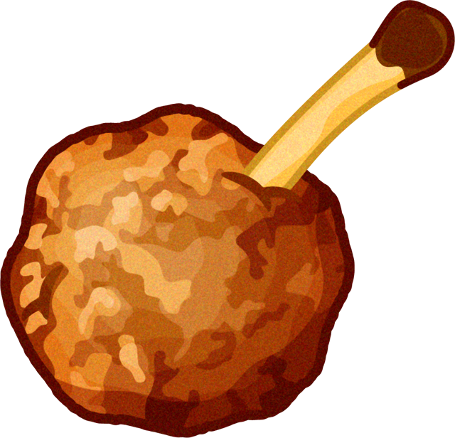 チューリップから揚げイラスト