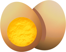 おでんの具イラスト_ゆで卵