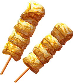 おでんの具イラスト_すじ肉2