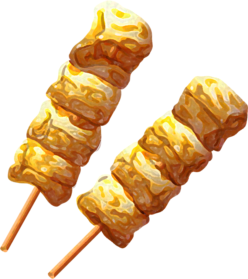 おでんの具イラスト_すじ肉2