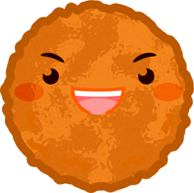 かわいいおでんイラスト_さつまあげ