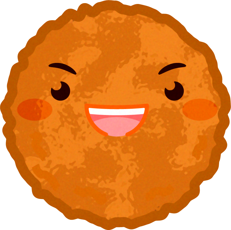 かわいいおでんイラスト_さつまあげ