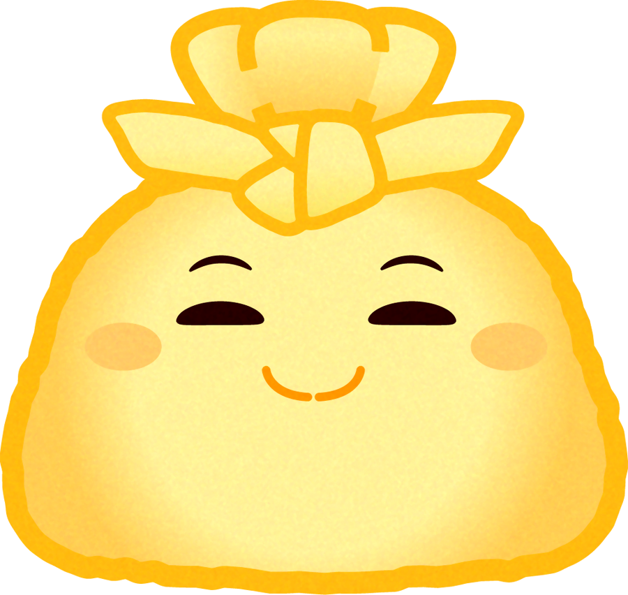 かわいいおでんイラスト_きんちゃく