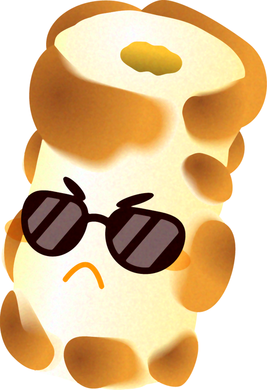 かわいいおでんイラスト_焼きちくわ