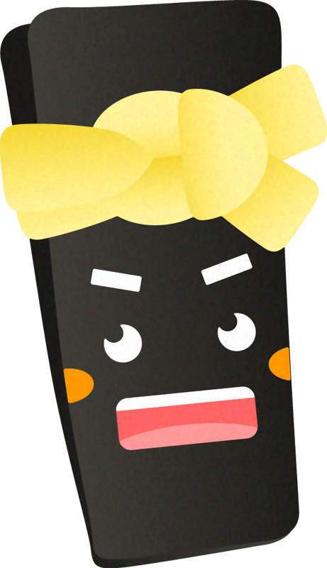 かわいいおでんイラスト_昆布まき