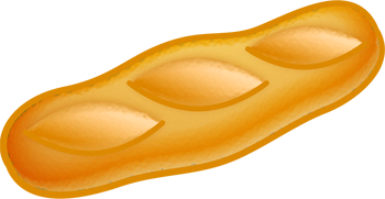 フランスパンのイラスト