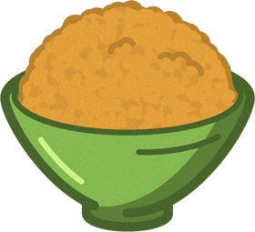 ご飯イラスト/玄米