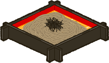 ざる蕎麦のイラスト