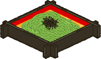 茶蕎麦のイラスト