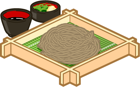 もりそばのイラスト