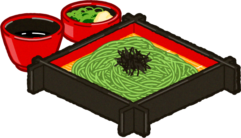 茶そばのイラスト