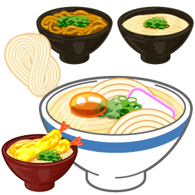 うどんのイラスト
