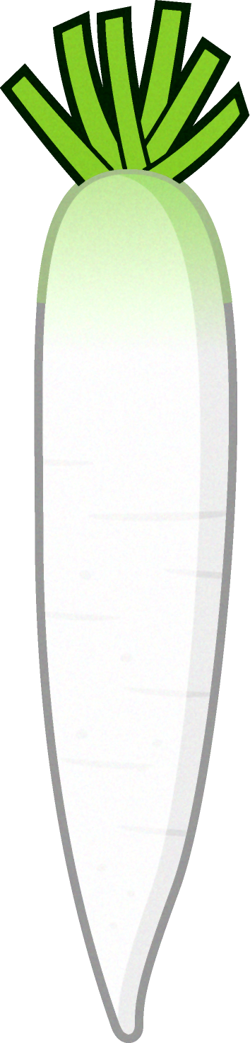 ダイコンのイラスト