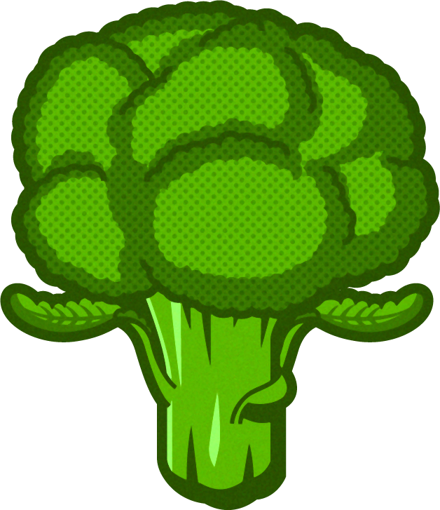 ブロッコリーのイラスト/1つ