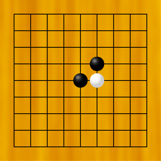 ハネのイラスト/囲碁ルール