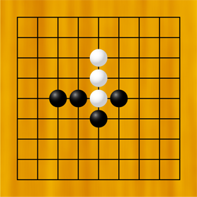 オサエのイラスト/囲碁ルール）