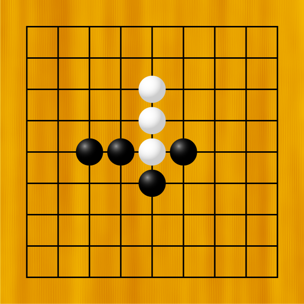 オサエのイラスト/囲碁ルール