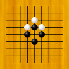 コウのイラスト/囲碁ルール