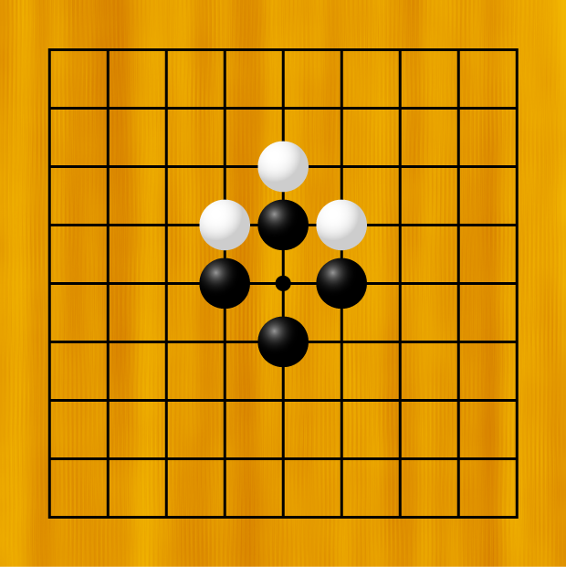 コウのイラスト/囲碁ルール