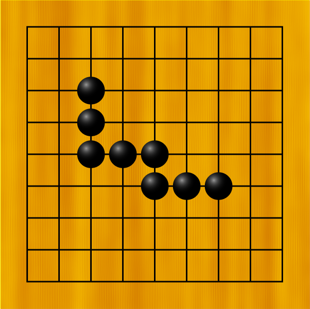 連絡のイラスト/囲碁ルール