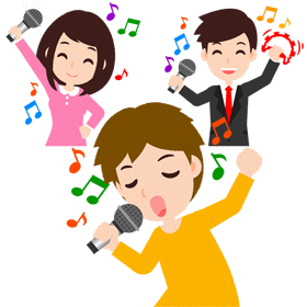 カラオケのイラスト