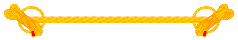 ロープのライン・罫線イラスト