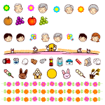 9月のライン・罫線イラスト